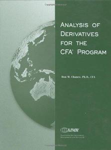 Analysis of Derivatives for the CFA Program