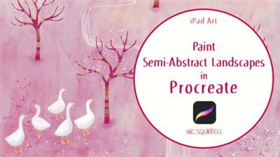 SkillShare - iPad Art Paint Semi-Abstract Landscapes in Procreate