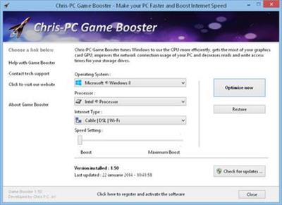 ChrisPC Game Booster 5.13.19