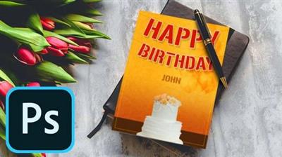 SkillShare - Birthday Greeting Card Design using Adobe Photoshop