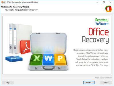 RS Office Recovery 3.4 Unlimited  Commercial  Office  Home Multilingual