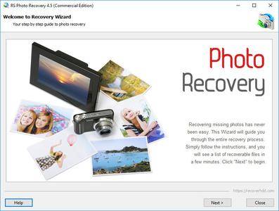 RS Photo Recovery 5.4 Unlimited  Commercial  Office  Home Multilingual