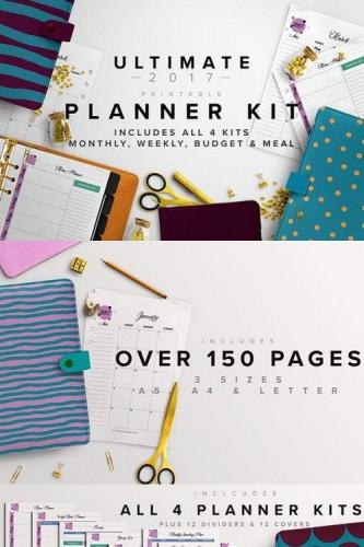 Ultimate Planner Kit  3 Sizes
