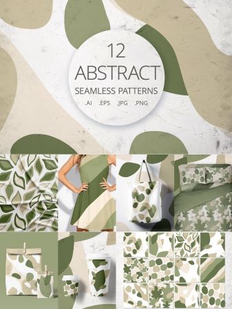 CreativeMarket   12 abstract patterns 5089648