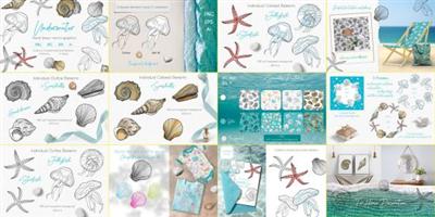 Underwater Vector Clipart Collection 7709465