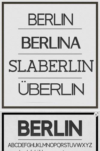 Berlin fonts