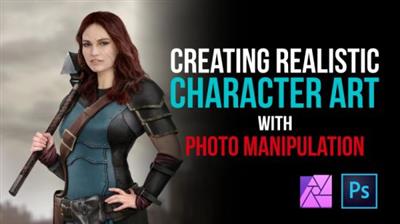 Realistic Character Design - Photo Manipulation Concept Art Photoshop Tools and Digital Cosplay