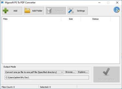 Mgosoft PS To PDF Converter 9.5.3