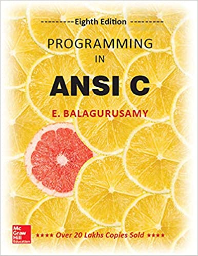 Programming In Ansi C, 8Th Edition