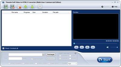 ThunderSoft Video to HTML5 Converter 3.2.0