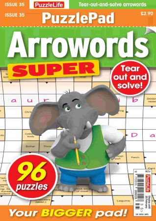PuzzleLife PuzzlePad Arrowords Super   Issue 35, 2021
