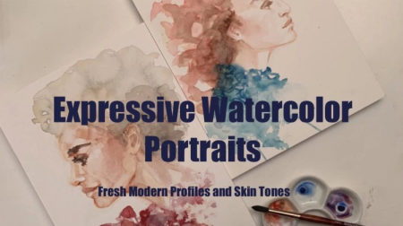 Expressive Watercolor Portraits: Fresh Modern Profiles and Skin Tones