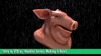 SkillShare - Introduction to VFX w Houdini Series Making it Rain!