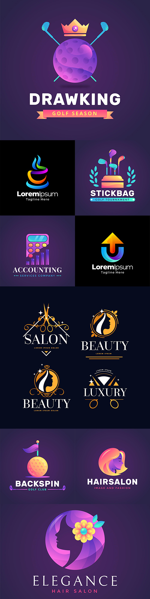 Brand name company business corporate logos design 6
