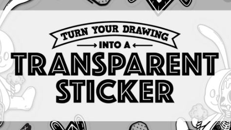 Design & Vectorize: Turn Your Drawing into a Transparent Sticker!