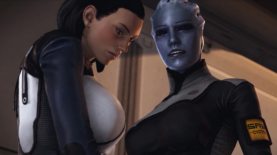 Liara & Dr. Eva Core /   -   (Big Johnson / YourBigJohnson) [2020 ., 3DCG, Animation, Dickgirl, Futanari, Futa, Mass Effect, Oral, Vaginal, WEB-DL] [eng]