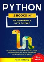 Python: Programming &amp; Data Science (2 Books in 1) (2021) pdf