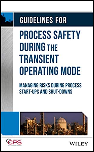 Guidelines for Process Safety During the Transient Operating Mode: Managing Risks during Process Start ups and Shut downs