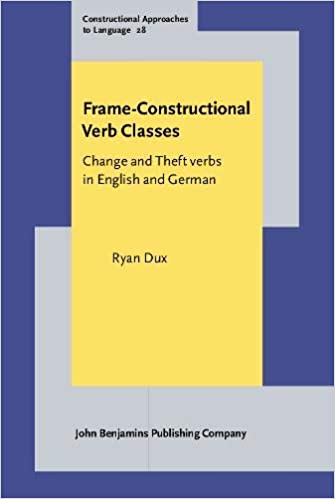 Frame Constructional Verb Classes: Change and Theft Verbs in English and German