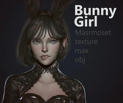 Artstation   Bunny Girl by G BIN
