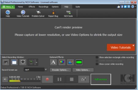 NCH Debut Video Capture Software Professional v7.070