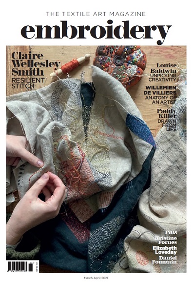 Embroidery Magazine - March/April 2021