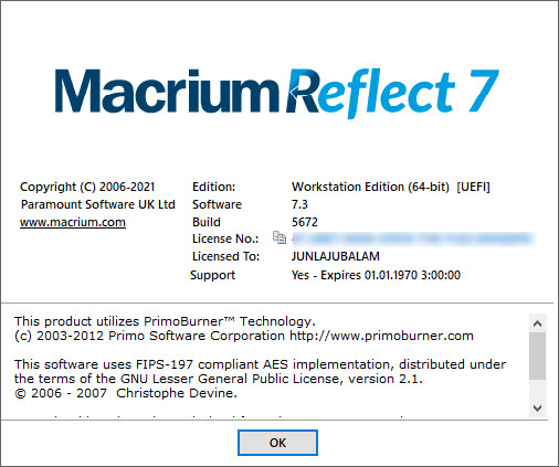 Macrium Reflect 7.3.5672 Workstation / Server Plus
