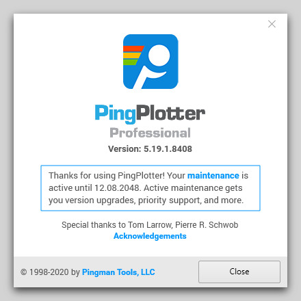 PingPlotter Professional 5.19.1.8408