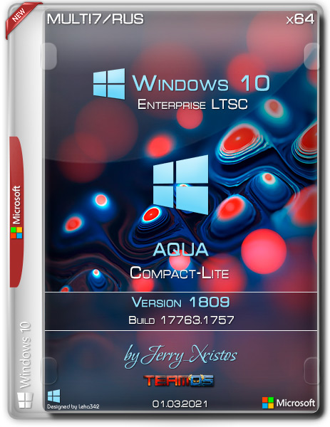 Windows 10 Enterprise LTSC x64 Aqua Compact-Lite by Jerry_Xristos (MULTi7/RUS/2021)