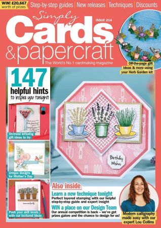 Simply Cards & Papercraft - Issue 214, 2021