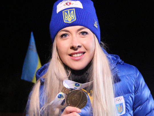 Украинка Джима завоевала вторую в сезоне медаль Кубка мира по биатлону