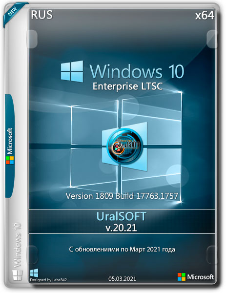 Windows 10 Enterprise LTSC x64 17763.1757 v.20.21 (RUS/2021)