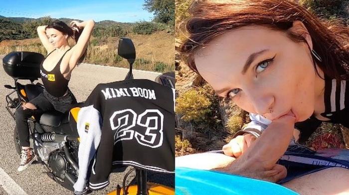 Mimi Boom - Sunny Day for a Motorcycle and a Sloppy Outdoor Mountain Blowjob near Gibraltar (2020) [FullHD/1080p/MP4/644 MB] by Gerrard1892