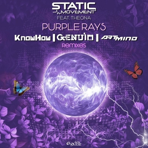 Static Movement & Theona - Purple Rays (Single) (2021)