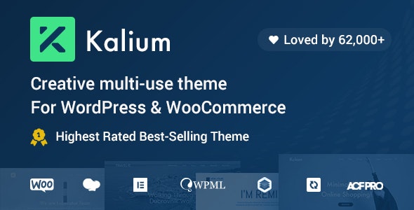 Kalium v3.2.1 - Creative Theme for Professionals