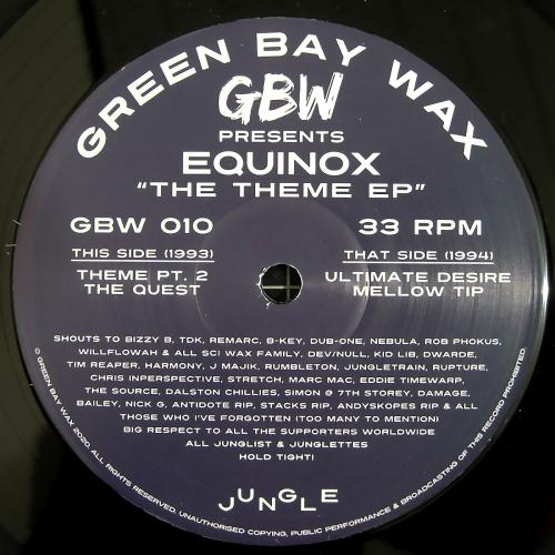 Equinox - The Theme EP (GBW010)