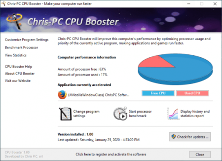 ChrisPC CPU Booster 1.15.15