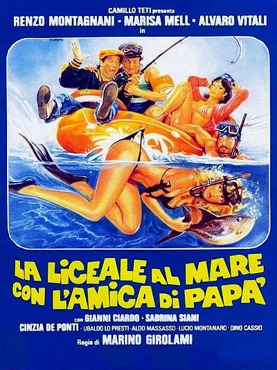 Лицеистка на море с папиной подругой / La liceale al mare con l'amica di papa (1980) DVDRip