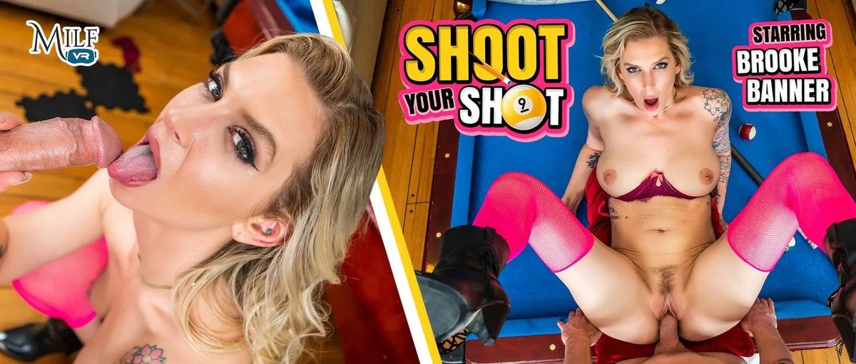 [MilfVR.com] Brooke Banner (Shoot Your Shot / 11.03.2021) [2021 ., Big Cocks, Big Tits, Blonde, Blowjob, Couples, Cowgirl, Cum on Tits, Doggy Style, Kissing, Missionary, Reverse Cowgirl, Titty Fuck, VR, 4K, 1920p] [Oculus Rift / Vive]