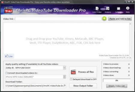 ChrisPC VideoTube Downloader Pro 12.15.20 Multilingual