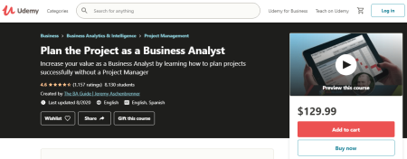 Udemy - Plan the Project as a Business Analyst