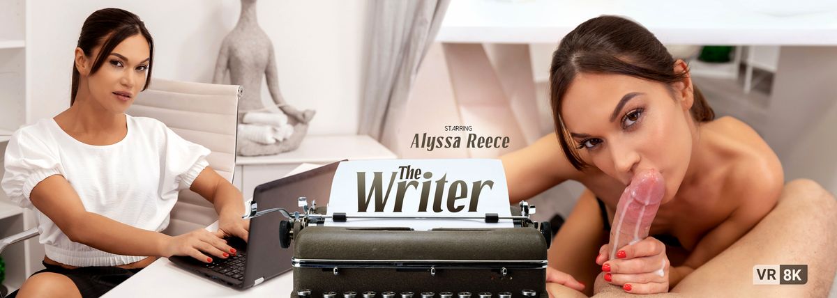 [VRBangers.com] Alyssa Reece (The Writer / 12.03.2021) [2021 г.,, VR, 4K, 1920p]