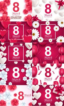 Collection Women's Day Web Banners Template