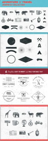 Adventure & Travel Vector Graphic Collection