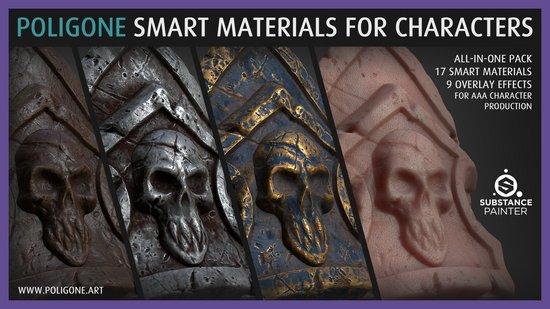 Artstation - Poligone Smart Material Collection for AAA Character Creation