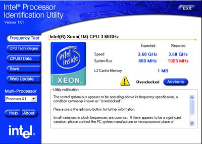 Intel Processor Identification Utility 6.6.15.316 Multilingual