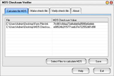 MD5 Checksum Verifier  6.1