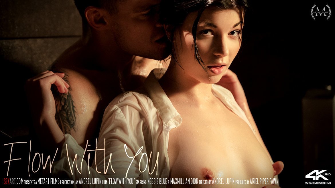 [SexArt.com] Nessie Blue - Flow With You [2021.03.25, All Sex, Barefoot, Bathroom, Fingering, Breasts, Brunette, Handjob, Indoors, Mirror, Panties, Striptease, 1080p]
