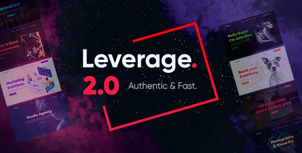 Leverage v2.0.7 - Creative Agency & Portfolio WordPress Theme 55548580fbe250bf994455c453d4de27