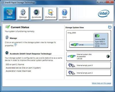 Intel Rapid Storage Technology (RST) 18.1.3.1036